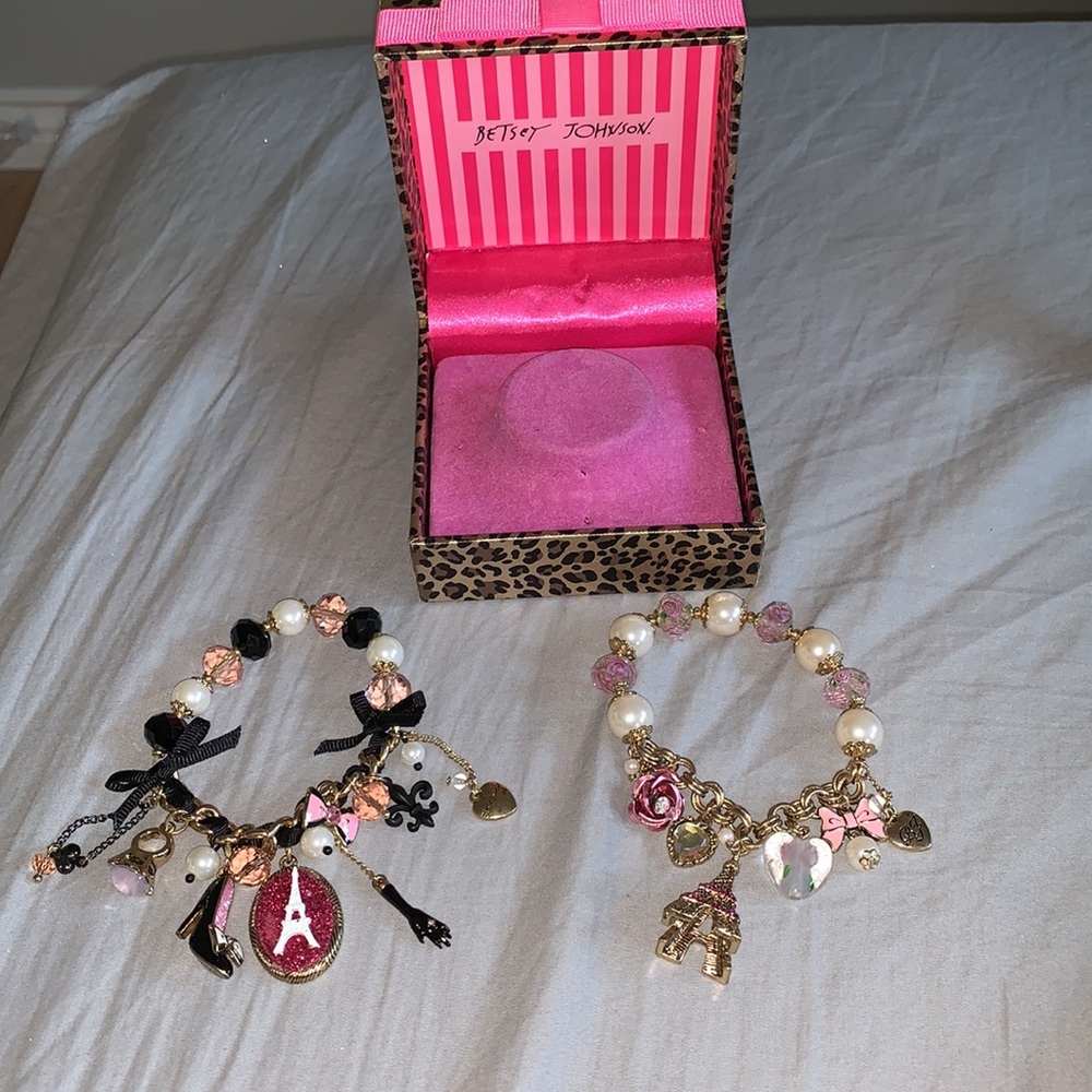 BETSEY JOHNSON CHARM BRACELETS